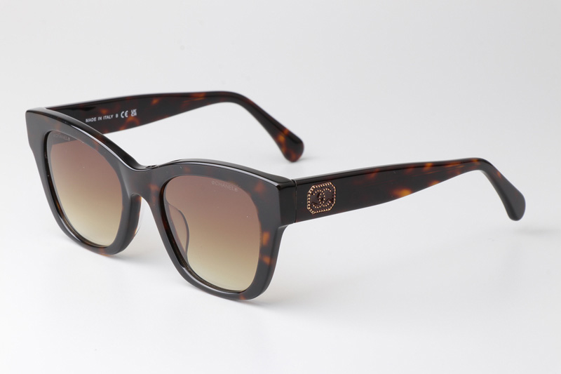 CH5478 Sunglasses Tortoise Gradient Brown