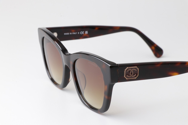 CH5478 Sunglasses Tortoise Gradient Brown