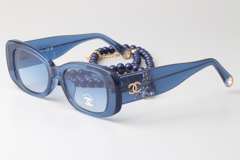 CH5488 Sunglasses Blue Gradient Blue