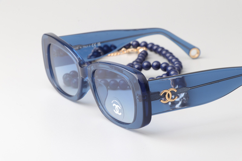 CH5488 Sunglasses Blue Gradient Blue