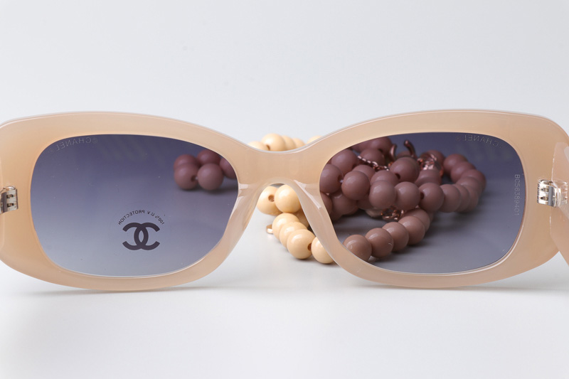 CH5488 Sunglasses Brown Gradient Blue