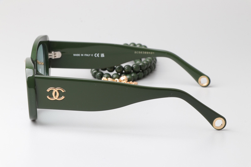 CH5488 Sunglasses Green Gradient Green