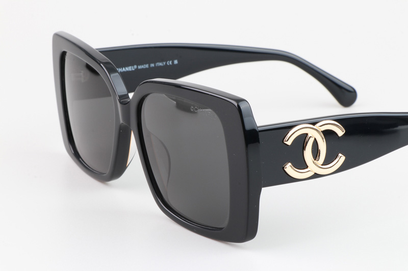 CH5494 Sunglasses Black Gray