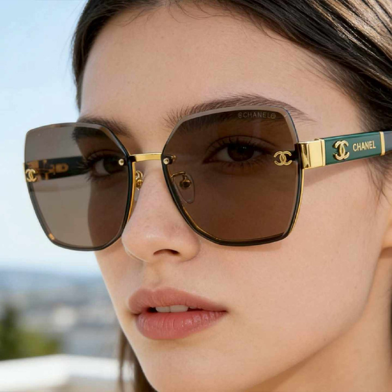 CH5504-H Sunglasses Gold Brown