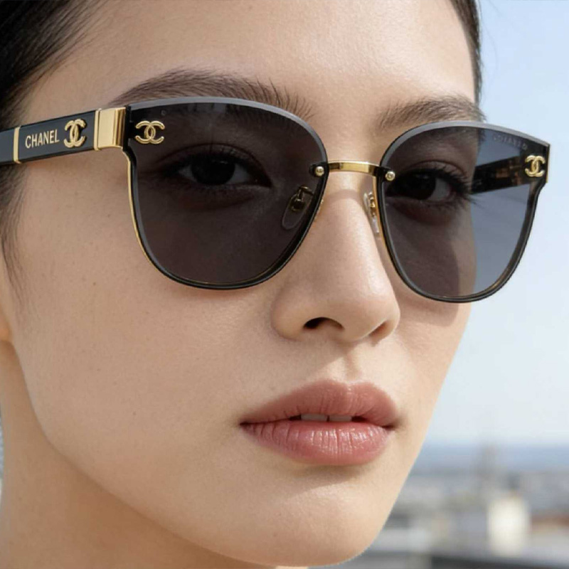 CH5505-H Sunglasses Gold Gray