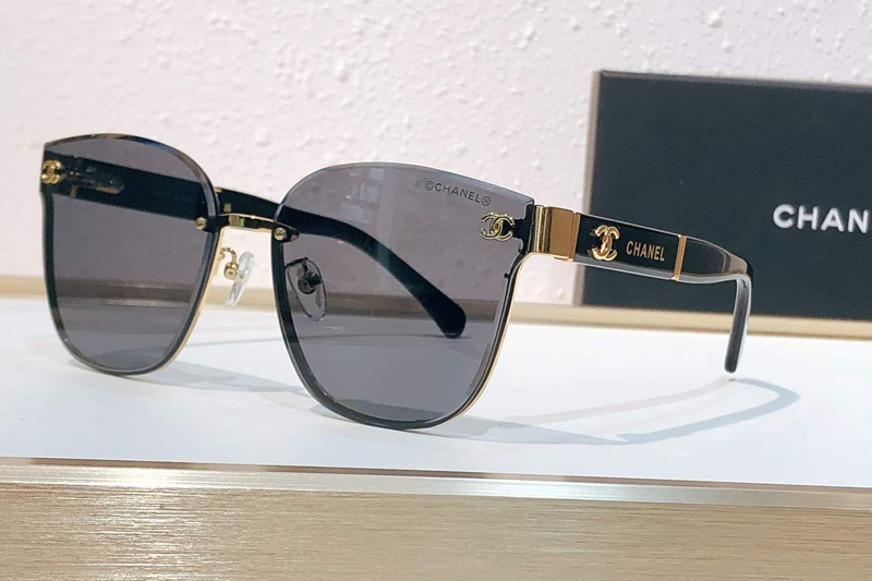 CH5505-H Sunglasses Gold Gray