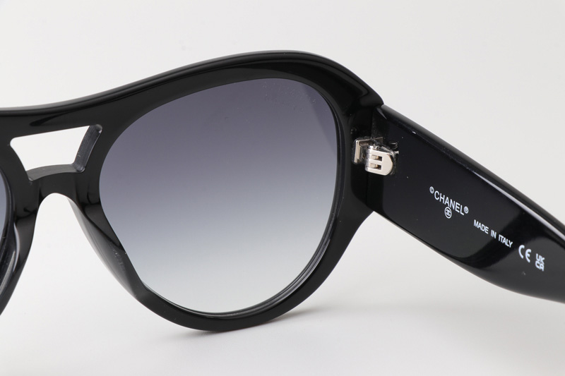 CH5508 Sunglasses Black Gradient Gray