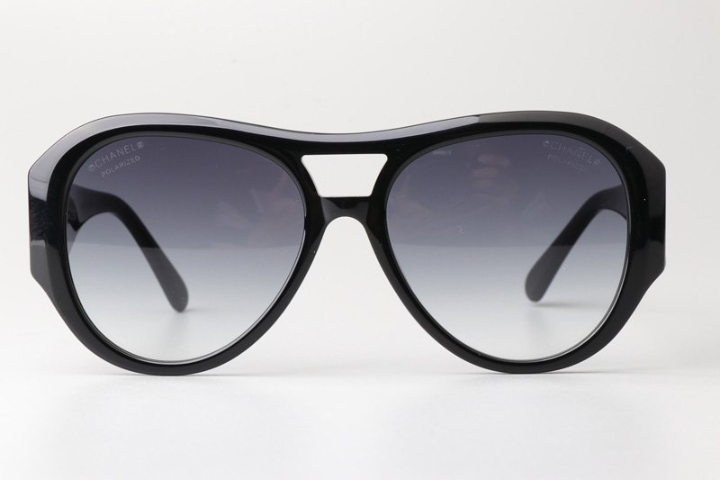 CH5508 Sunglasses Black Gradient Gray