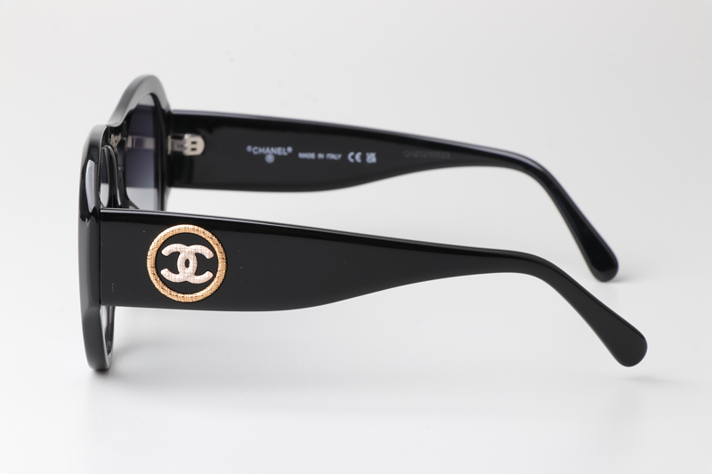 CH5508 Sunglasses Black Gradient Gray
