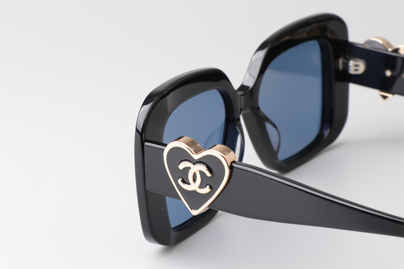 CH5518 Sunglasses Black Blue