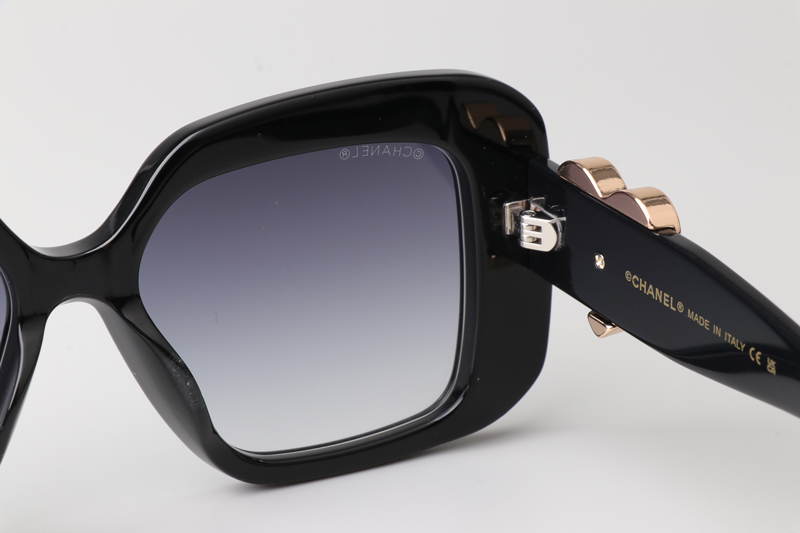 CH5518 Sunglasses Black Gradient Gray