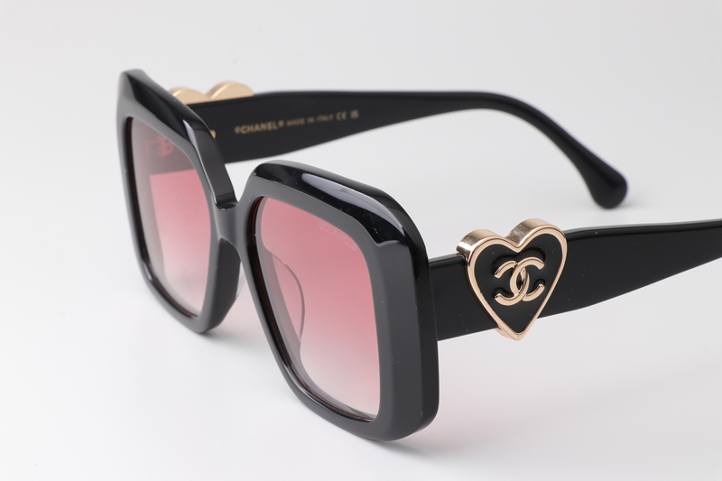 CH5518 Sunglasses Black Gradient Pink