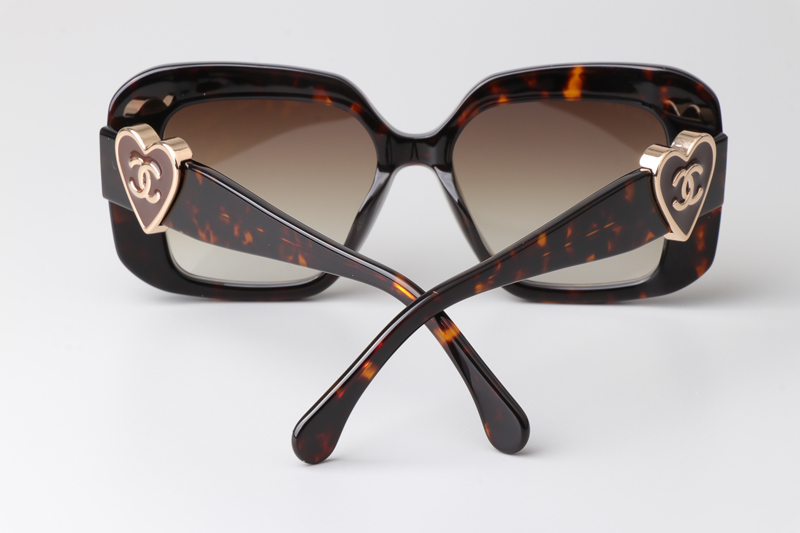 CH5518 Sunglasses Tortoise Gradient Brown