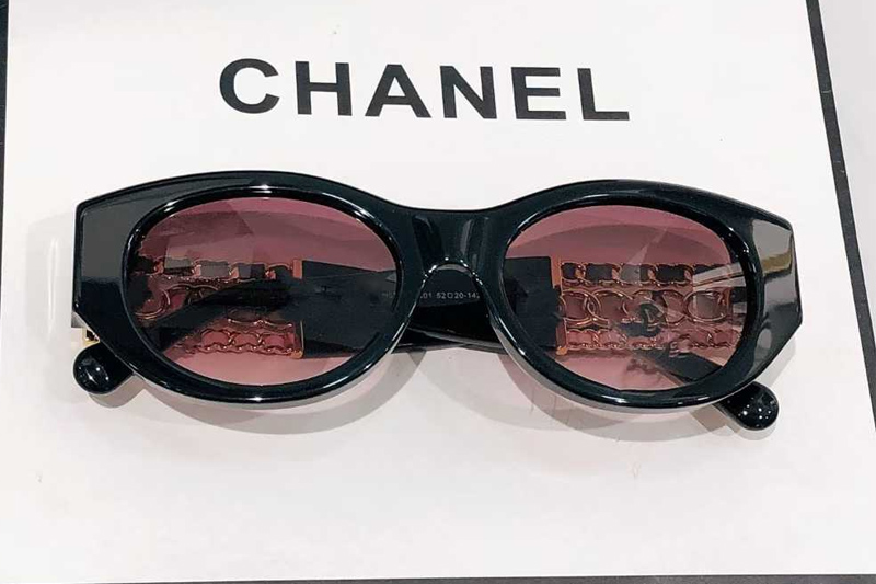 CH5536Q Sunglasses Black Gradient Pink