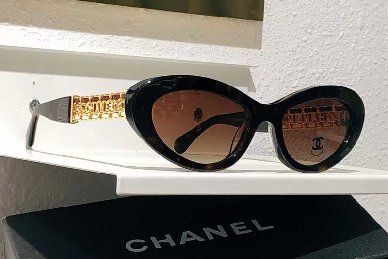 CH5538Q Sunglasses Tortoise Gradient Brown