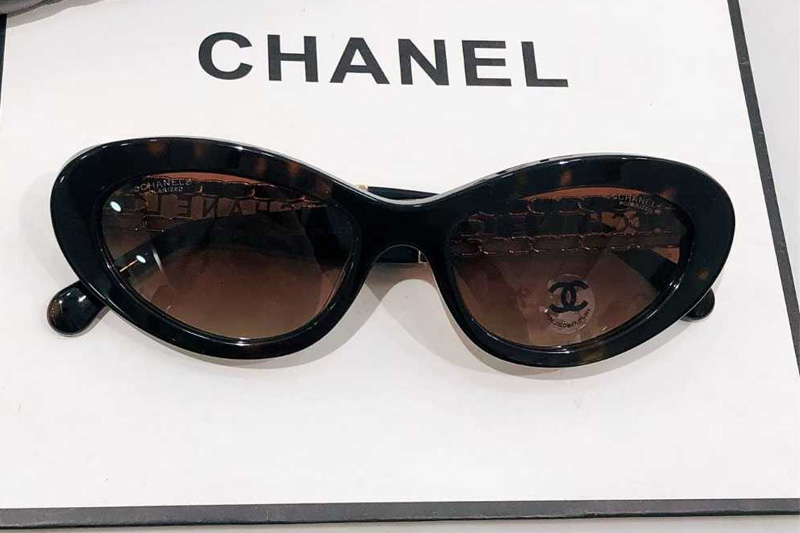 CH5538Q Sunglasses Tortoise Gradient Brown