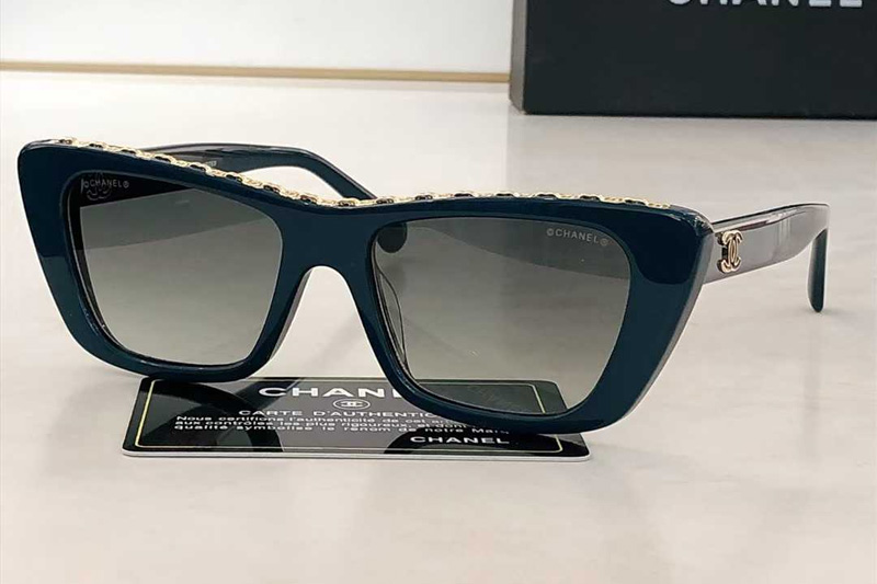 CH5540 Sunglasses Blue Gradient Gray