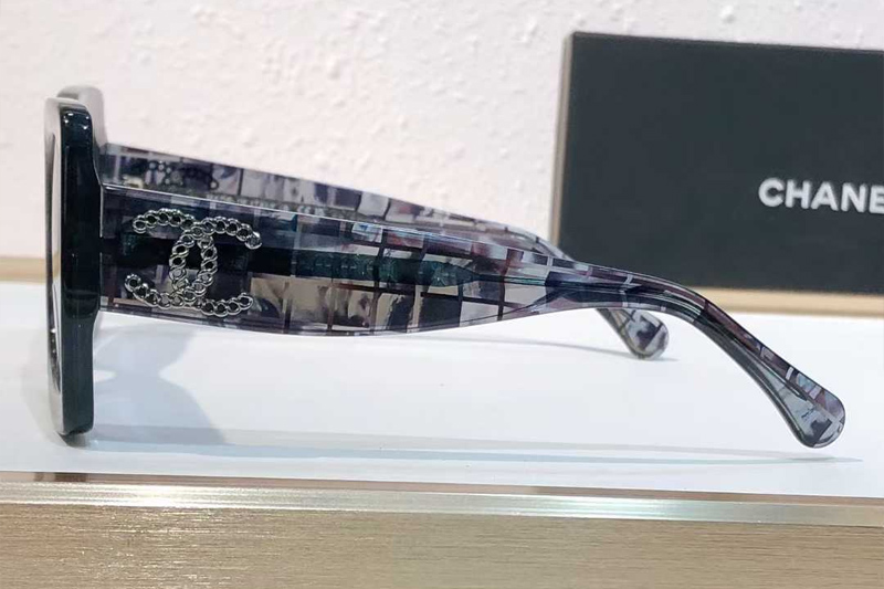 CH5555 Sunglasses Gray Gradient Gray