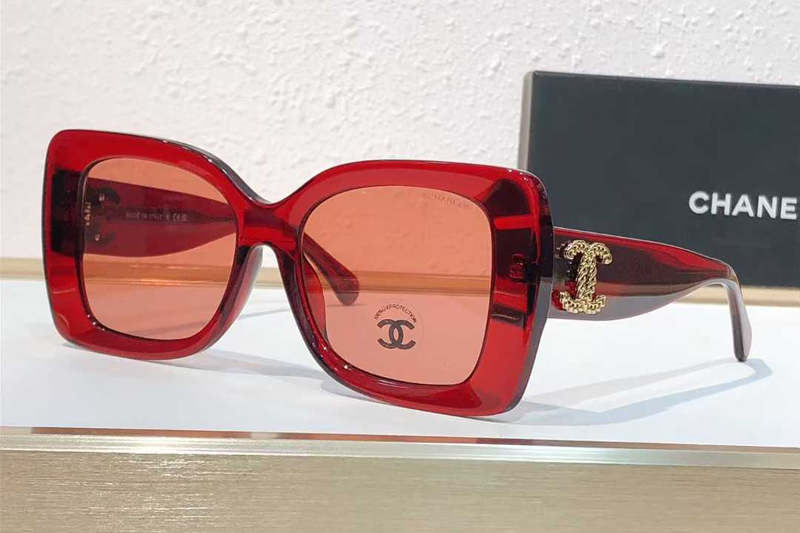 CH5555 Sunglasses Red Pink