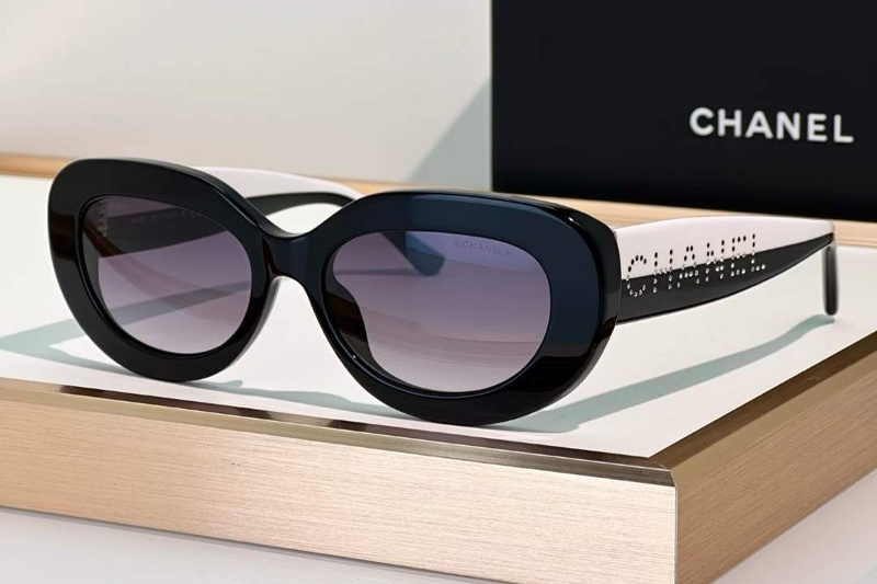 CH5562B Sunglasses Black Gradient Gray