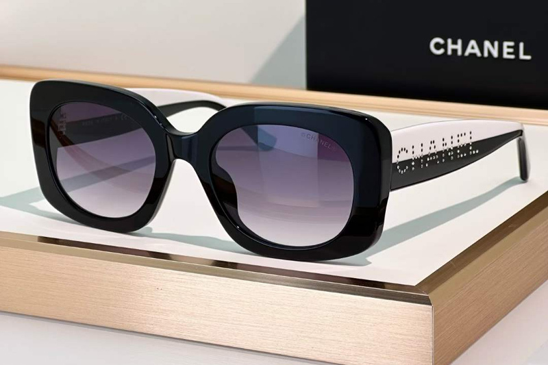 CH5563B Sunglasses Black Gradient Gray