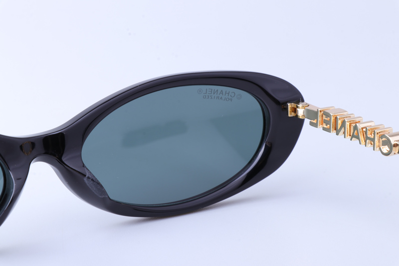 CH5565 Sunglasses Black Gold Gray