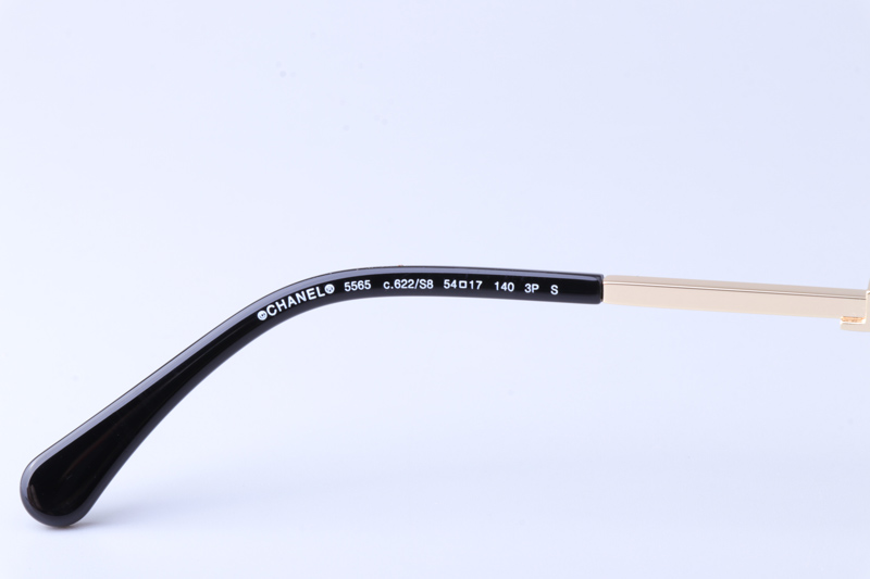 CH5565 Sunglasses Black Gold Gray