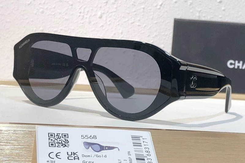 CH5568 Sunglasses Black Gray
