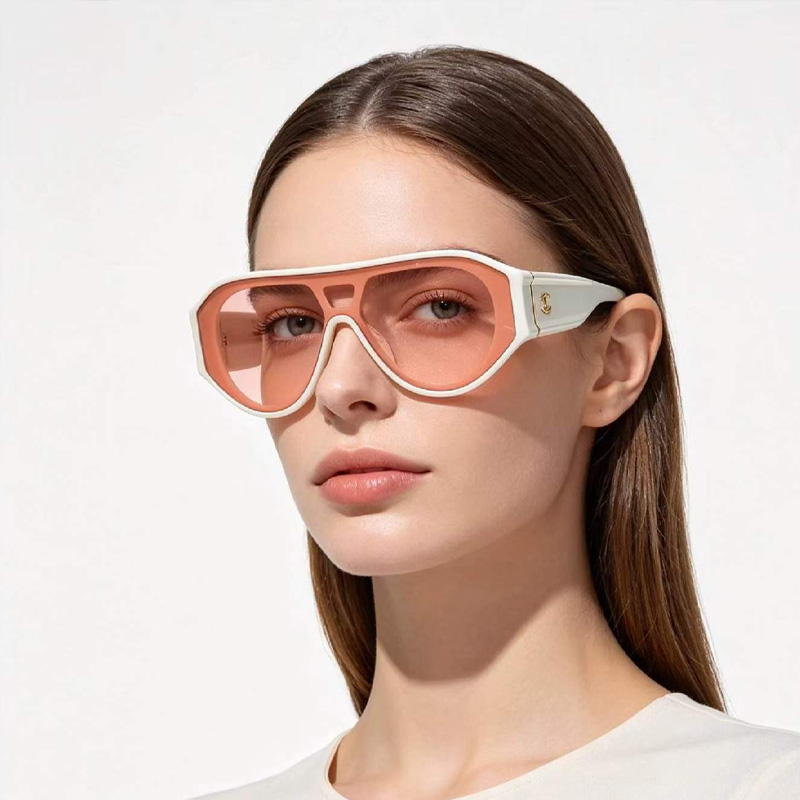 CH5568 Sunglasses White Pink