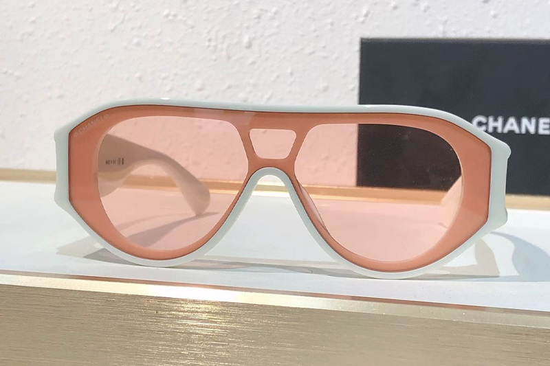 CH5568 Sunglasses White Pink