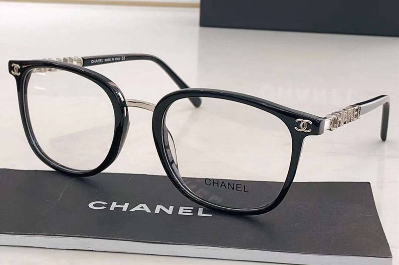 CH5821 Eyeglasses Black Silver