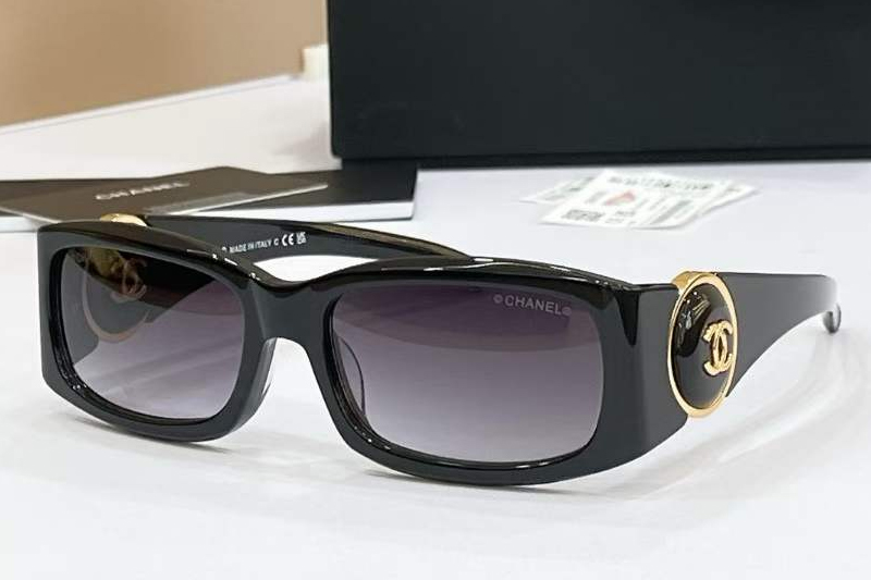 CH6030S Sunglasses Black Gradient Gray