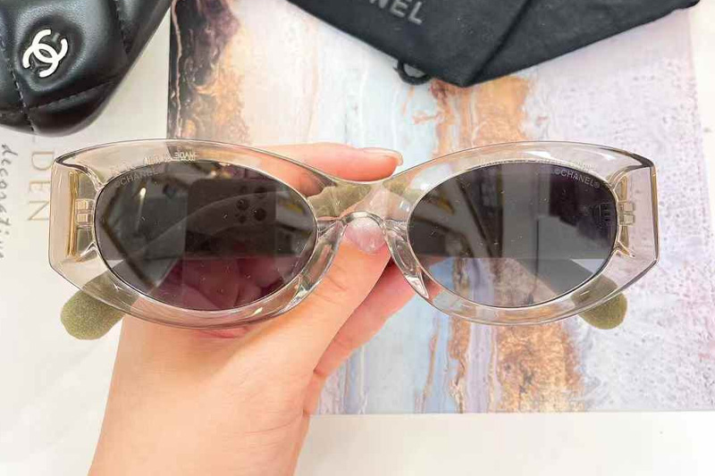 CH6066 Sunglasses Transparent Gradient Gray