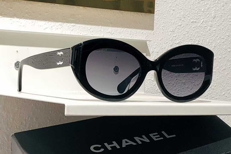 CH6078S Sunglasses Black Gradient Gray