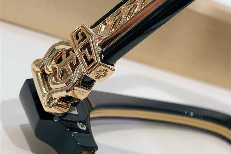 CH6103 Eyeglasses Black Gold