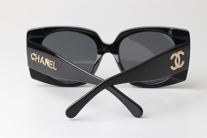 CH6560Q Sunglasses Black Gray