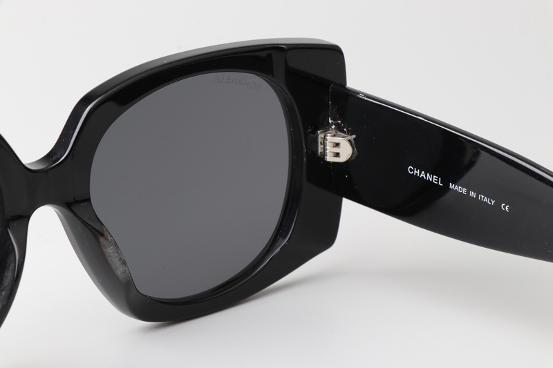 CH6560Q Sunglasses Black Gray