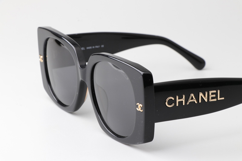 CH6560Q Sunglasses Black Gray