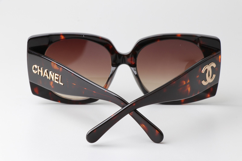 CH6560Q Sunglasses Tortoise Gradient Brown