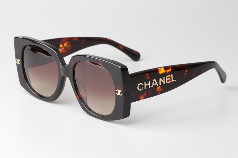 CH6560Q Sunglasses Tortoise Gradient Brown