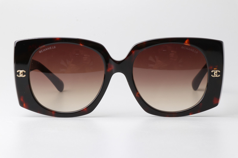 CH6560Q Sunglasses Tortoise Gradient Brown