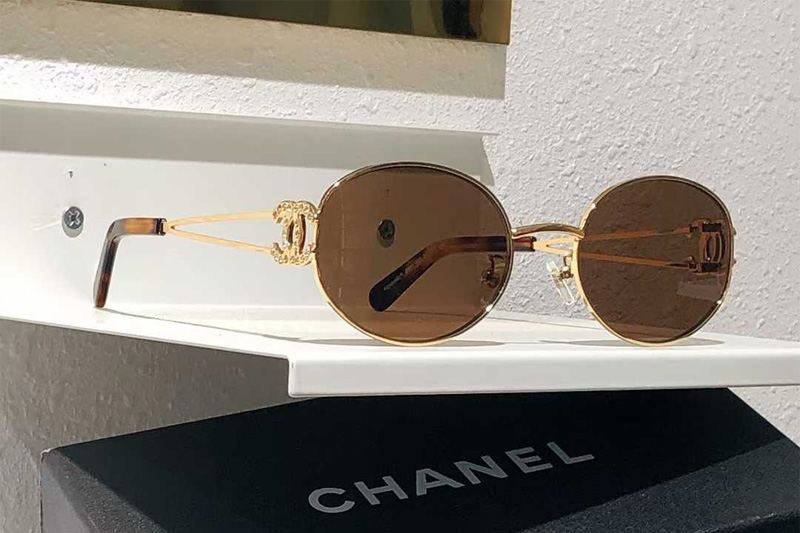 CH6991 Sunglasses Gold Brown