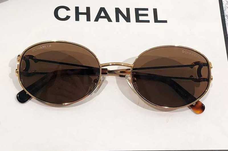 CH6991 Sunglasses Gold Brown