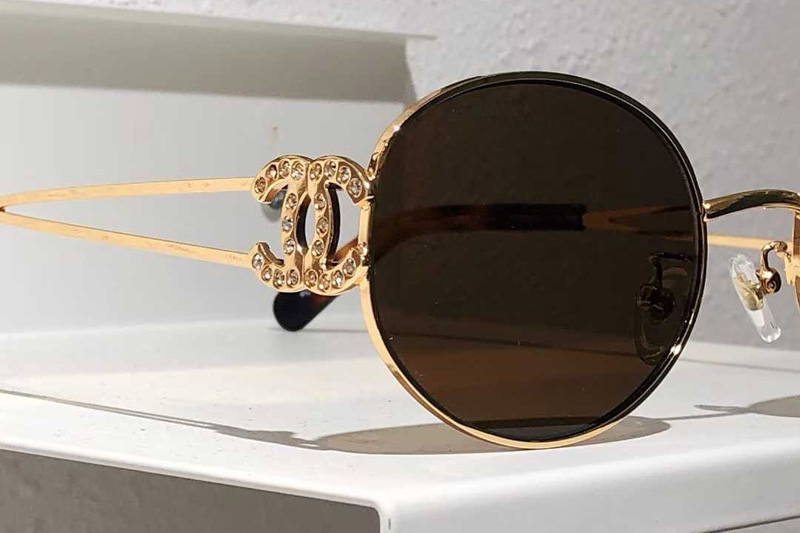 CH6991 Sunglasses Gold Brown