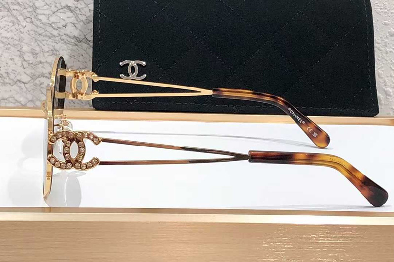 CH6991 Sunglasses Gold Brown