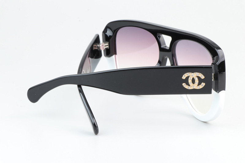 CH71354 Sunglasses Black White Gradient Pink