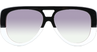 CH71354 Sunglasses Black White Gradient Pink