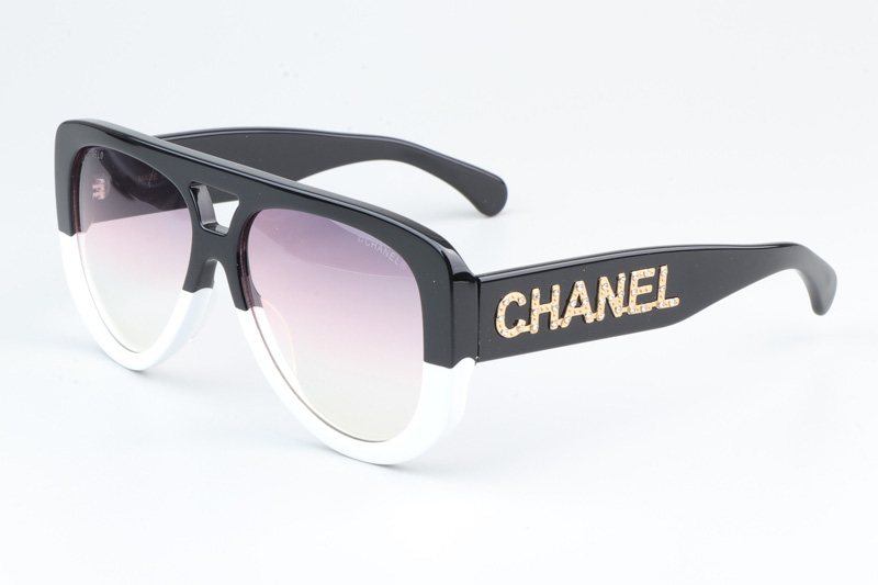 CH71354 Sunglasses Black White Gradient Pink