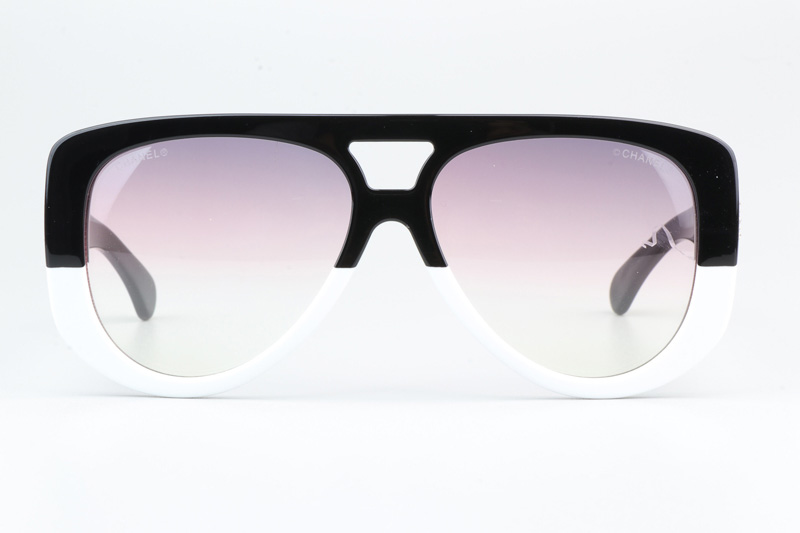 CH71354 Sunglasses Black White Gradient Pink