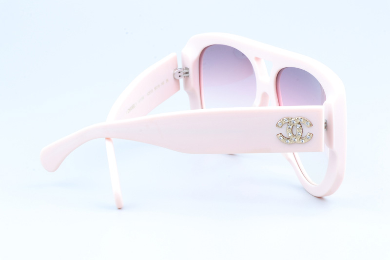 CH71354 Sunglasses Cream Gradient Pink